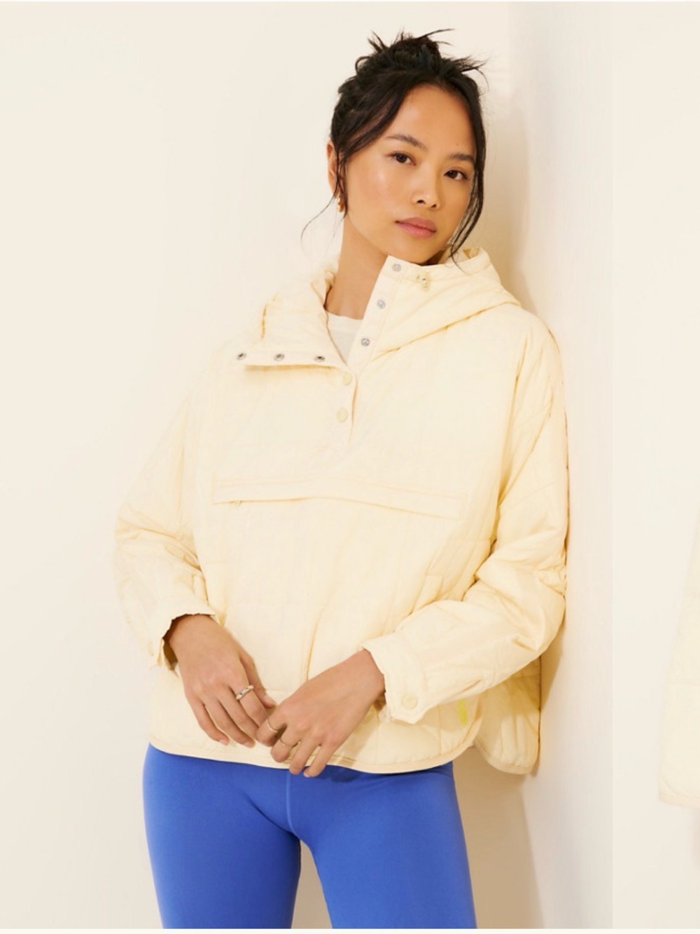 FP Movement by Free People Pippa Cream Pullover Puffer Jacket - Picture 5 of 7